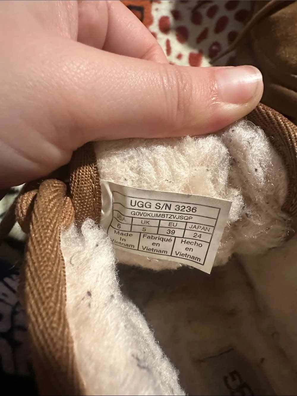 UGG Kids Chestnut Brown Suede Lace-Up Ankle Boots